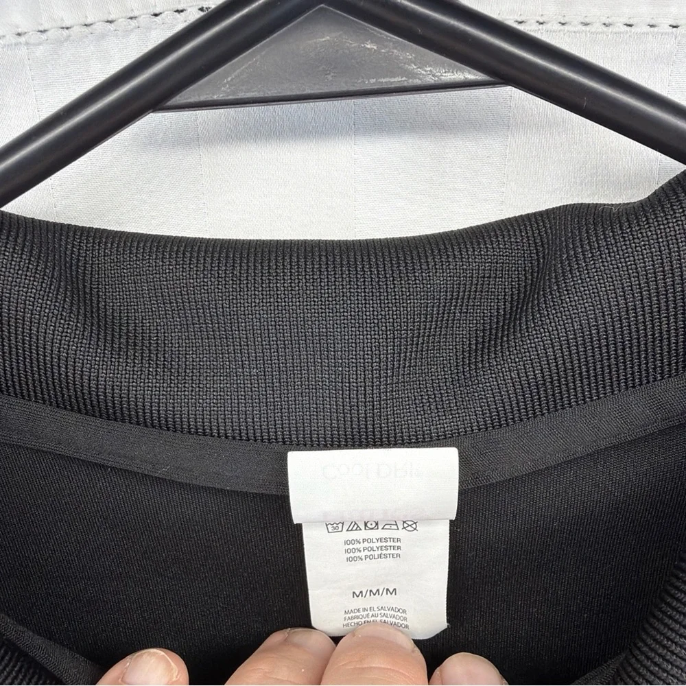 Hanes Men's Black Polo Shirt‎